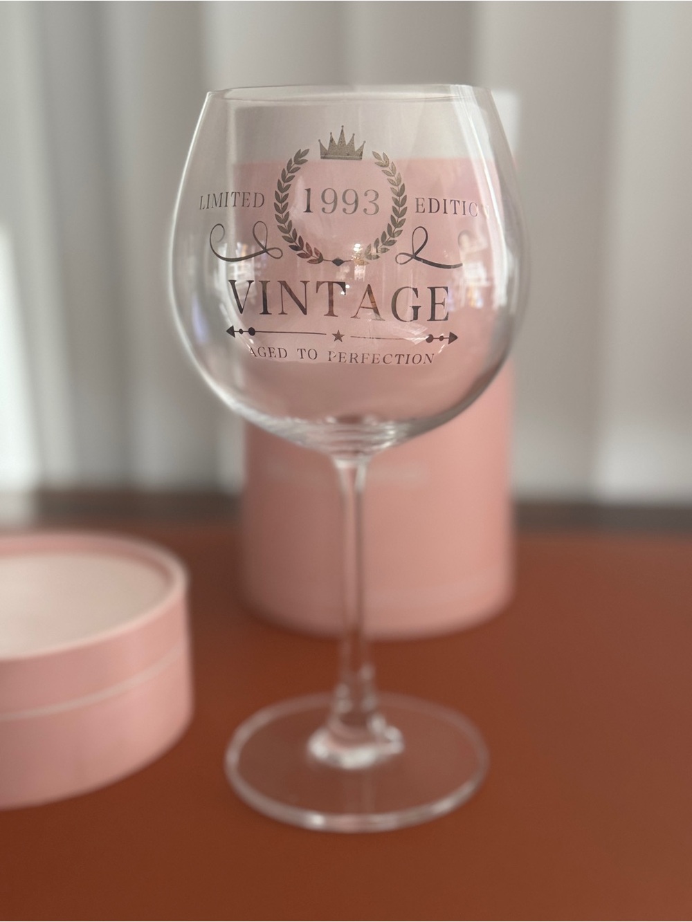 Vintage 1993 Limited Edition Wine Glass – Turns 33 in 2026! 🥂